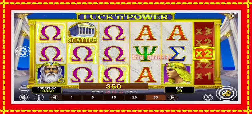 Slot machine LucknPower with access to free game online, picture 4