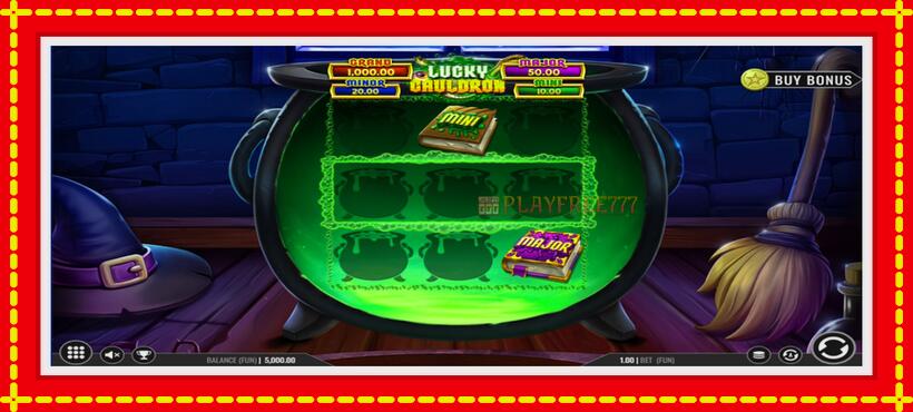 Slot machine Lucky Cauldron with access to free game online, picture 1