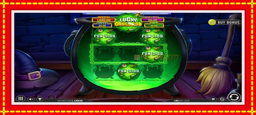 Slot machine Lucky Cauldron with access to free game online, picture 2