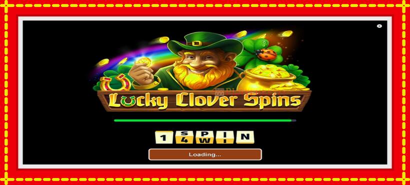 Slot machine Lucky Clover Spins with access to free game online, picture 1