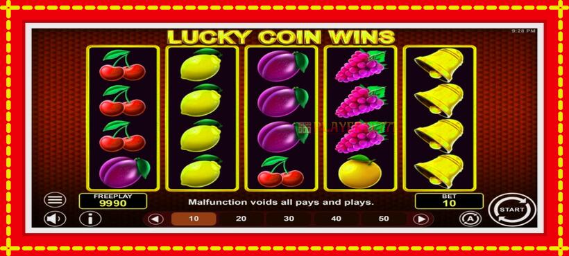 Slot machine Lucky Coin Wins with access to free game online, picture 2