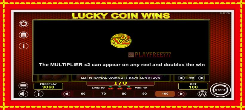 Slot machine Lucky Coin Wins with access to free game online, picture 7