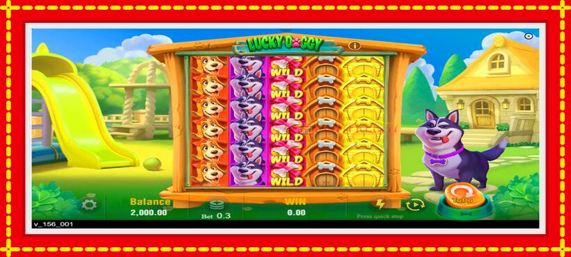 Slot machine Lucky Doggy with access to free game online, picture 1