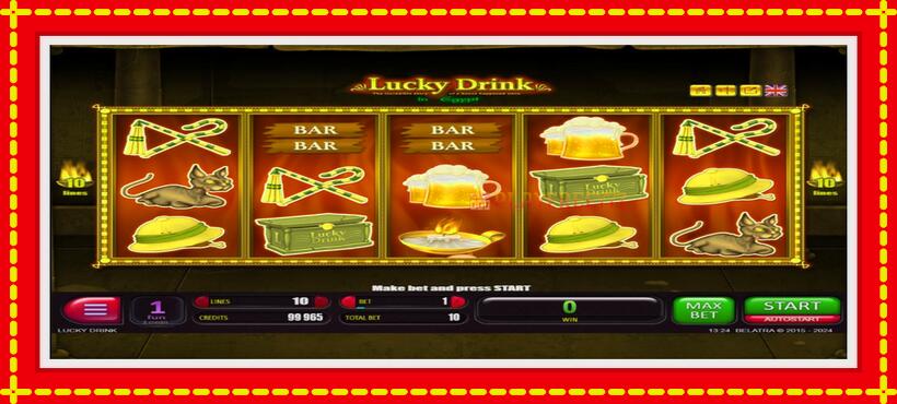 Slot machine Lucky Drink In Egypt with access to free game online, picture 1