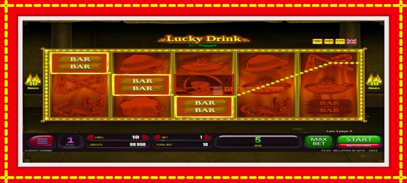 Slot machine Lucky Drink In Egypt with access to free game online, picture 2