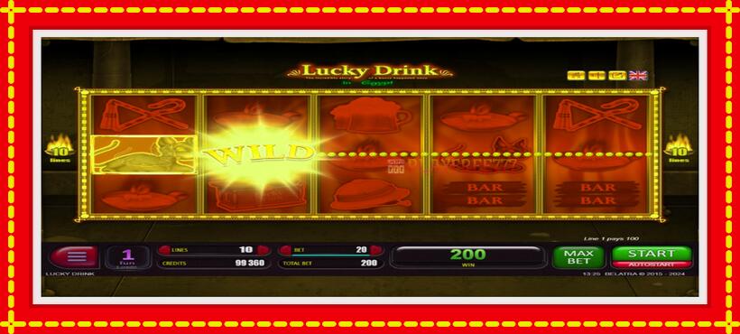 Slot machine Lucky Drink In Egypt with access to free game online, picture 4