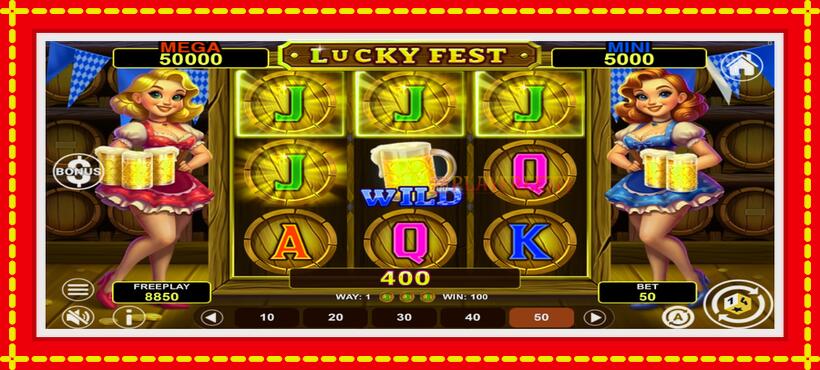 Slot machine Lucky Fest Hold & Win with access to free game online, picture 2