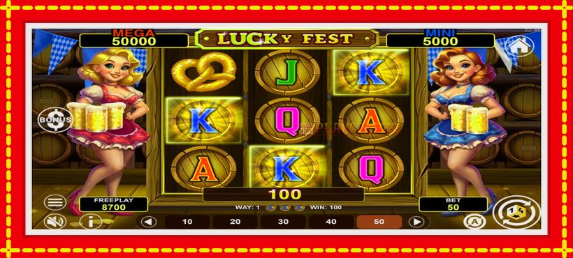 Slot machine Lucky Fest Hold & Win with access to free game online, picture 3