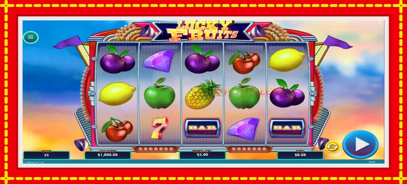 Slot machine Lucky Fruits with access to free game online, picture 2