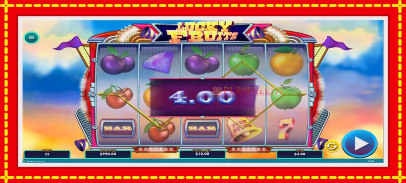 Slot machine Lucky Fruits with access to free game online, picture 3