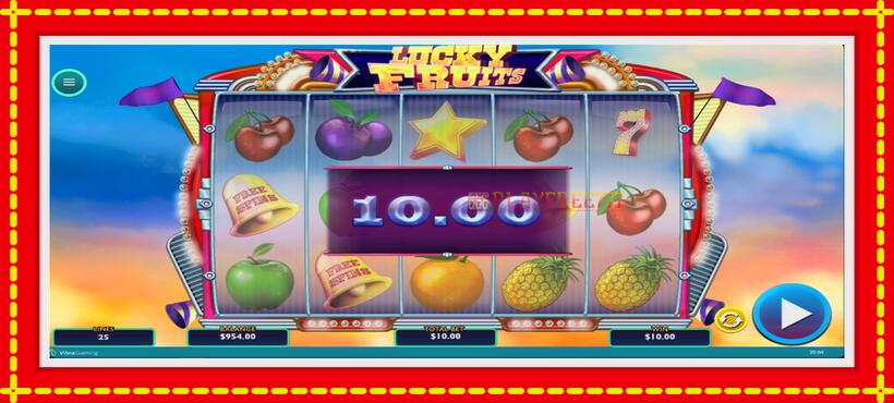 Slot machine Lucky Fruits with access to free game online, picture 4