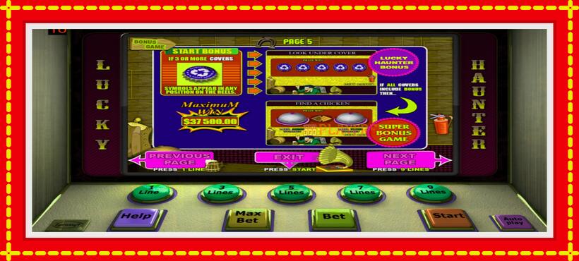 Slot machine Lucky Haunter with access to free game online, picture 6