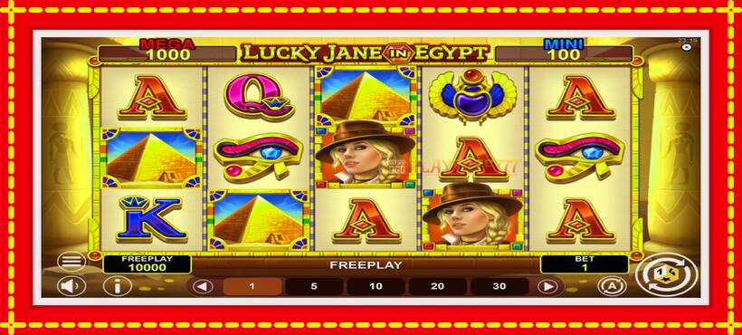 Slot machine Lucky Jane in Egypt Hold & Win with access to free game online, picture 2