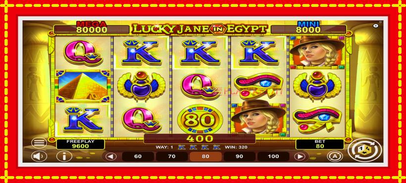 Slot machine Lucky Jane in Egypt Hold & Win with access to free game online, picture 3