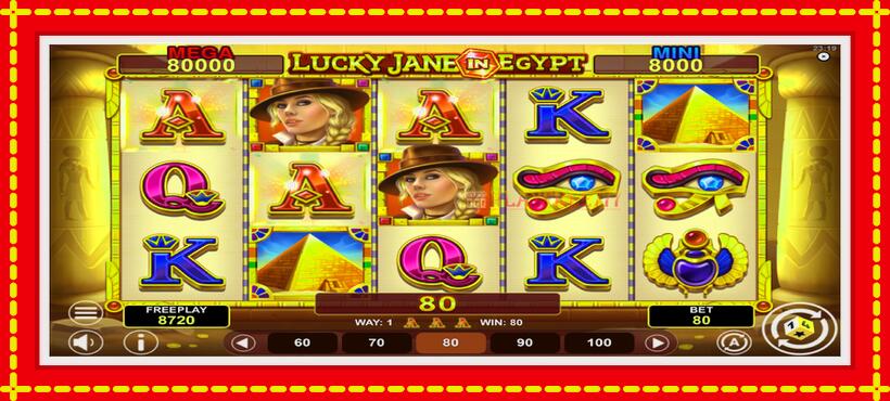 Slot machine Lucky Jane in Egypt Hold & Win with access to free game online, picture 4