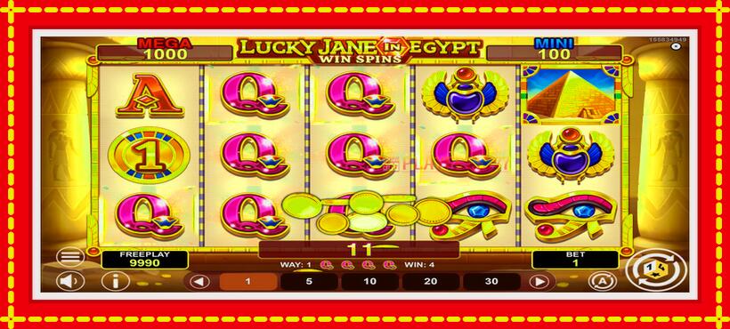 Slot machine Lucky Jane in Egypt Win Spins with access to free game online, picture 3