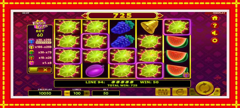 Slot machine Lucky Joker 100 Extra Gifts with access to free game online, picture 4