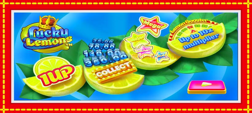 Slot machine Lucky Lemons with access to free game online, picture 1