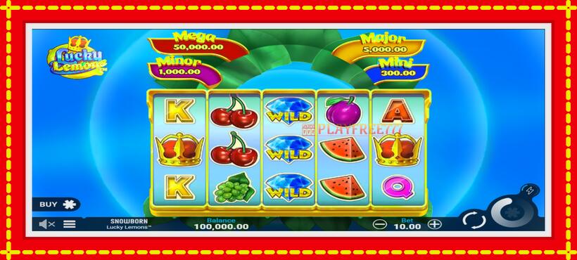 Slot machine Lucky Lemons with access to free game online, picture 2