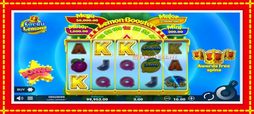 Slot machine Lucky Lemons with access to free game online, picture 3