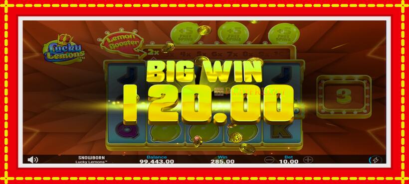 Slot machine Lucky Lemons with access to free game online, picture 5