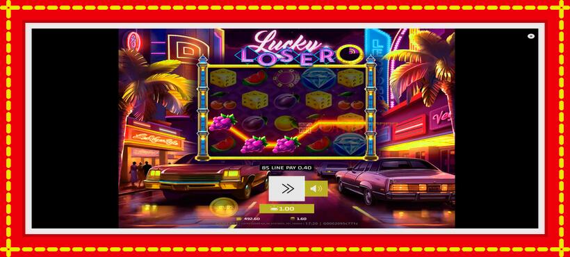 Slot machine Lucky Loser with access to free game online, picture 2