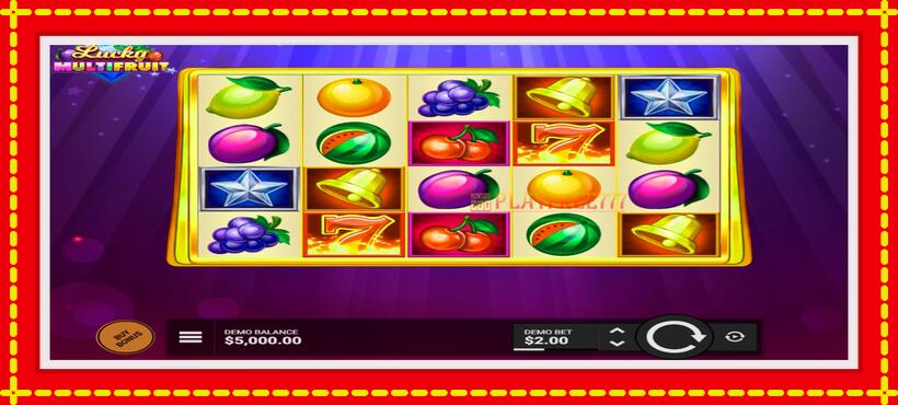 Slot machine Lucky Multifruit with access to free game online, picture 1