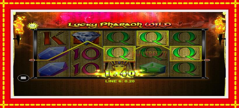 Slot machine Lucky Pharaoh Wild with access to free game online, picture 3