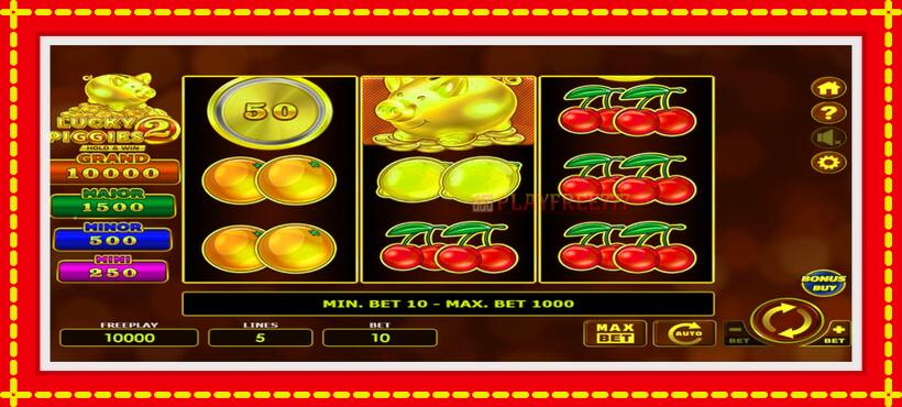 Slot machine Lucky Piggies 2 Hold & Win with access to free game online, picture 1