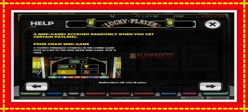 Slot machine Lucky Player with access to free game online, picture 5