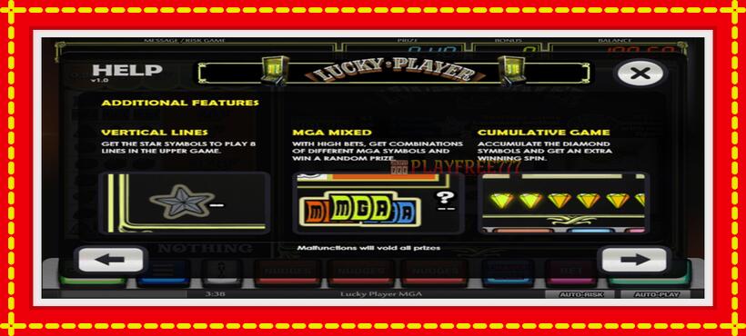 Slot machine Lucky Player with access to free game online, picture 7