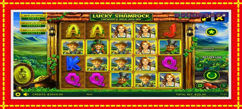 Slot machine Lucky Shamrock - Enchanted Hold and Win with access to free game online, picture 2