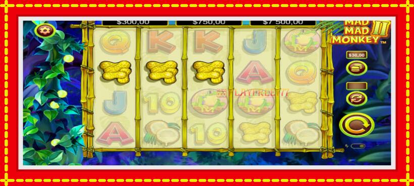 Slot machine Mad Mad Monkey 2 with access to free game online, picture 2