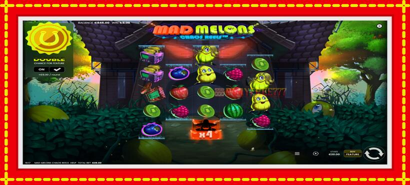 Slot machine Mad Melons Chaos Reels with access to free game online, picture 4