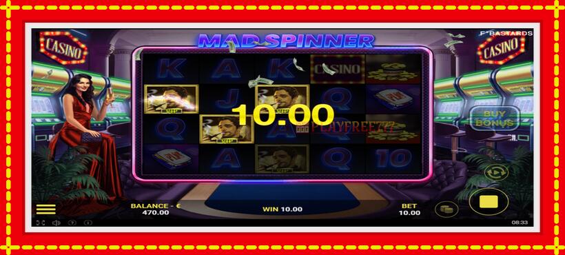 Slot machine Mad Spinner with access to free game online, picture 3