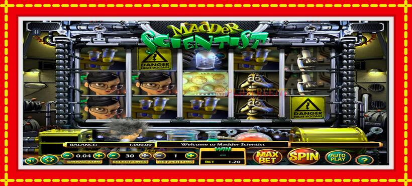 Slot machine Madder Scientist with access to free game online, picture 1