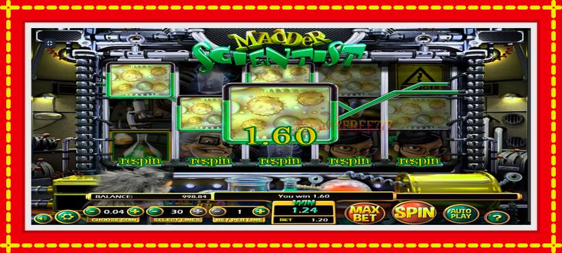 Slot machine Madder Scientist with access to free game online, picture 2