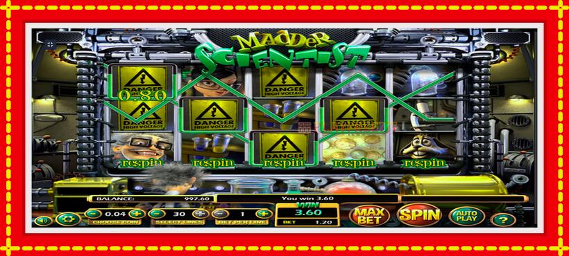 Slot machine Madder Scientist with access to free game online, picture 5