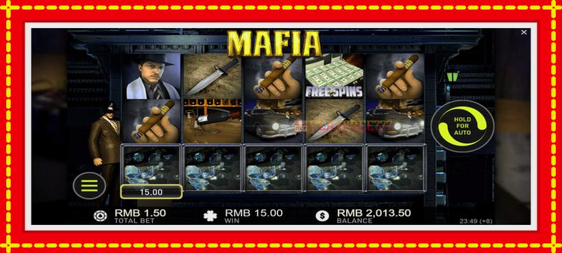 Slot machine Mafia with access to free game online, picture 2