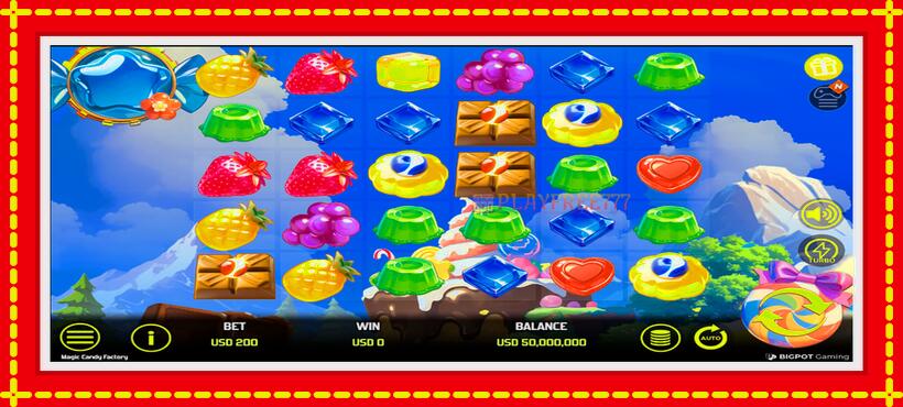 Slot machine Magic Candy Factory with access to free game online, picture 1