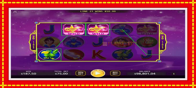 Slot machine Magic Carpet with access to free game online, picture 2