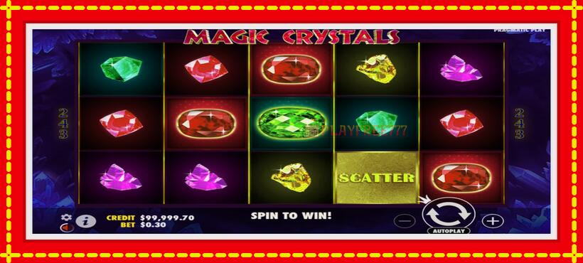 Slot machine Magic Crystals with access to free game online, picture 2