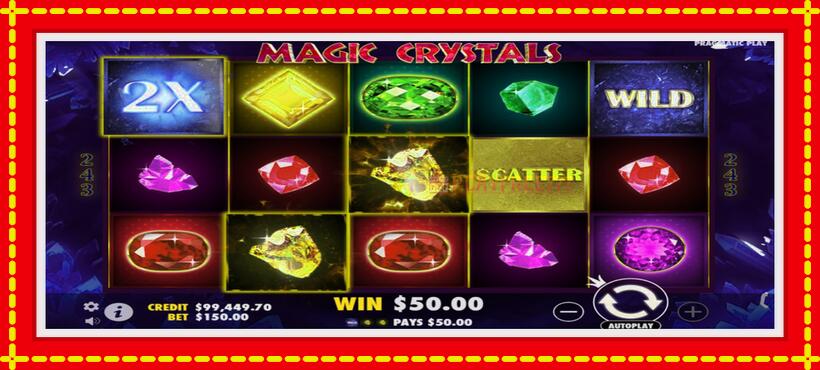 Slot machine Magic Crystals with access to free game online, picture 3