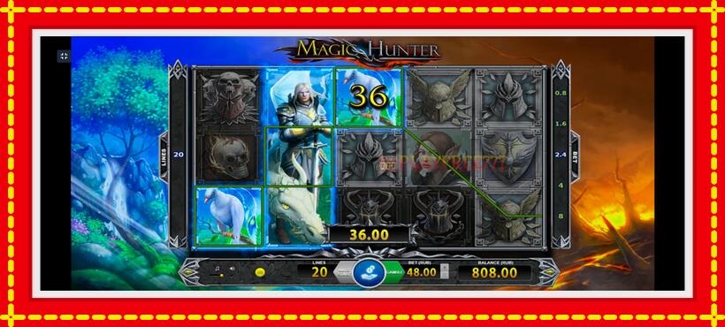 Slot machine Magic Hunter with access to free game online, picture 2