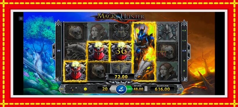 Slot machine Magic Hunter with access to free game online, picture 4