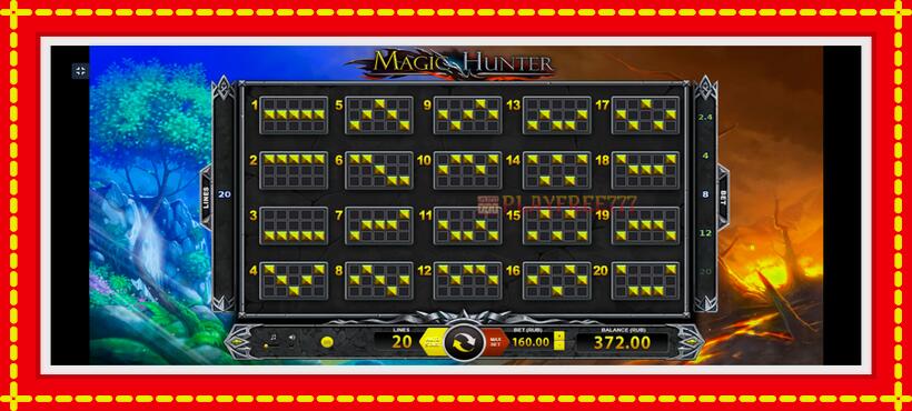 Slot machine Magic Hunter with access to free game online, picture 7