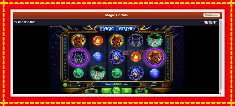 Slot machine Magic Portals with access to free game online, picture 2