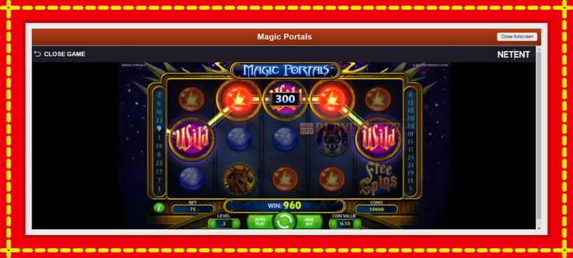 Slot machine Magic Portals with access to free game online, picture 4