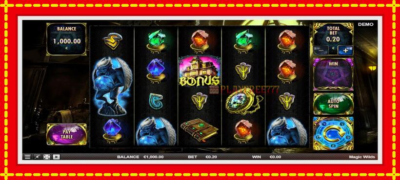 Slot machine Magic Wilds with access to free game online, picture 1