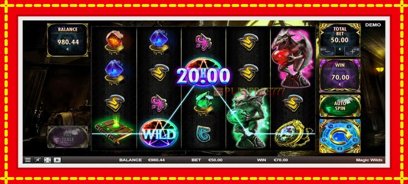 Slot machine Magic Wilds with access to free game online, picture 5